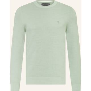 Marc O'Polo Herren Pullover grün unifarben