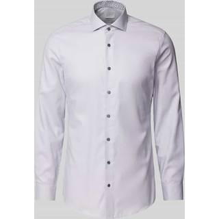 SLIM FIT Shirt in light blue structured