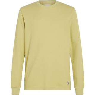 Slim Long Sleeve Waffle T-shirt - Green - S