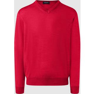 Maerz Herren Pullover rot unifarben