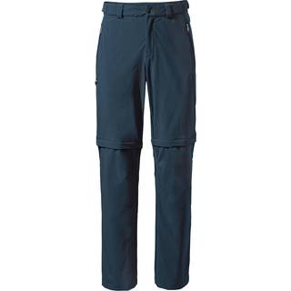 Vaude Farley Stretch T-Zip Pants III Zip off-bukser Herrer størrelse 48 - Short farve blå