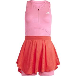 Tennis Pro Climacool Bodysuit and Skirt sæt - Lucid Pink / Semi Lucid Red - XS