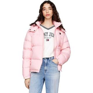 Tommy Jeans Tommy Jeans Pink Tommy Jeans Back Flag Alaska White Jacket