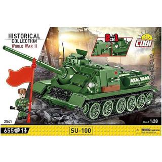 SU-100 Sovjetisk Kampvogn COBI Historical byggeklodser 2541