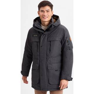 camel active Herren Funktionsparka grau unifarben