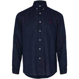 Polo Ralph Laurentil mænd. 710966294006 Blå Oxford-skjorte (XL), Casual, Linned, Lange ærmer
