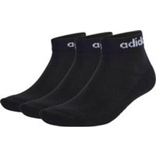 Think Linear Ankle sokker, 3 par - Black / White - 31-33