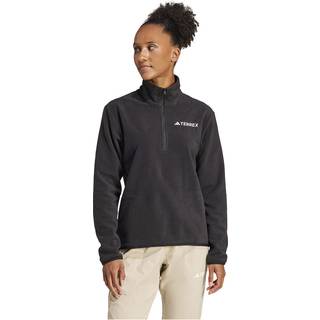 Multi Essentials 1/2 Zip Fleece jakke - Black