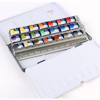 Rosa Gallery "Classic" Akvarelbrikker - 21-helpan sæt