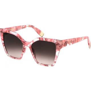 Furla Kvinde SFU686V 01KE Solbriller Acetat Rosa Brun Sommerfugl Normal Skygge
