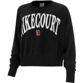 Nike Court Heritage Varsity Oversized Rund hals Graphic Tennis SweatshirtMiddel