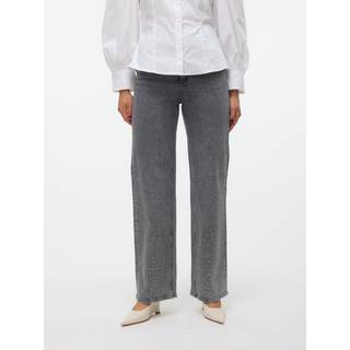 VERO MODA dame jeans VMTESSA - Light Grey Denim STUDS - 26 / &#39;&#39;30
