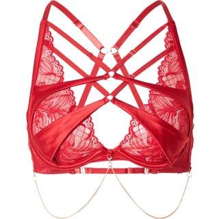 Hunkemöller Ikke-formstøbt bøjle-bh Chayna rød - 70D