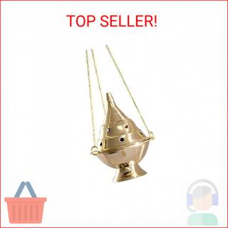 Tilbehør - messingbrændere hængende censer/trækul røgelse brænder 4.5 """" h