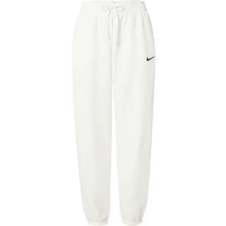 Overdimensionerede Nike Phoenix Fleece-sweatpants med høj talje til kvinder - hvid - XL (EU 48-50)