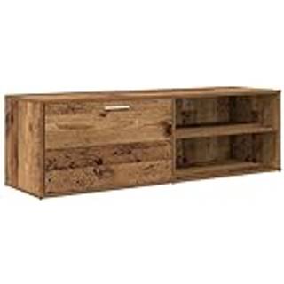 tv-bord 120x34x37 cm konstrueret træ antikt træ