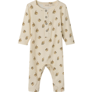Lil&#39; Atelier Heldragt Turtledove Med Museprint Og Trykknapper