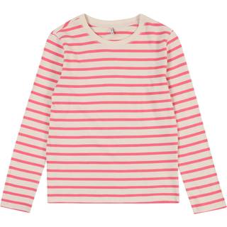 Kids Only Birch/confetti Stribet Bluse