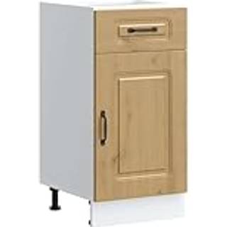 køkkenunderskab Kalmar konstrueret træ egetræsfarvet