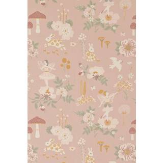 Majvillan Tapet Old Garden, Dusty Rose