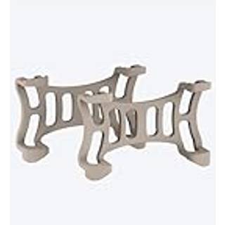 Tractive GPS Gummiklemmer Hund, Brun, 2 stk