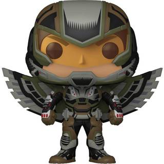 Funko POP Captain America og Brave New World actionfigur (Falcon)