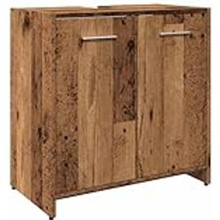 Badeværelsesskab 60X33X61 Cm Konstrueret Træ - Gammelt træ