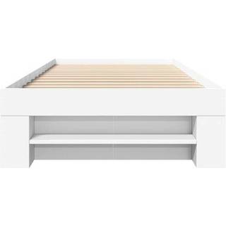 Sengestel Konstrueret Træ - Hvid / 90 x 200 cm