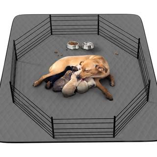 Vaskbar hvalpehund Pee Pad 2Pack 34 """" X52 """" Vandt?t whelping -tr?nings Pet Mat til Playpen Crate Potty Floor Bed Sofa og bagagerum Genanvendeli
