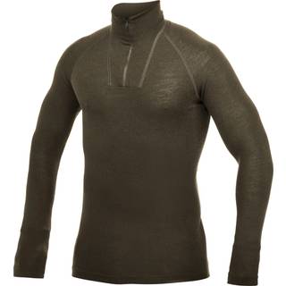 Woolpower Men's Zip Turtleneck Lite  Pine Green, L