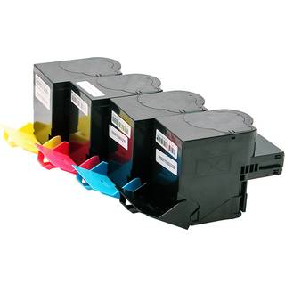 Kompatibelt sæt 4x toner til Lexmark CX310 CX310dn CX310n CX410de CX410dte CX410e CX410 CX510de CX51