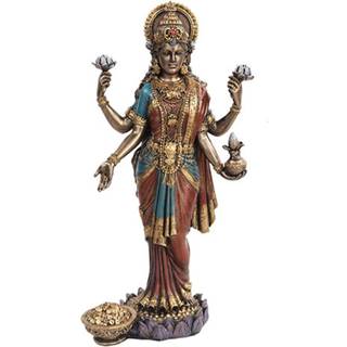Pacific Giftware PTC 10 tommer Lakshmi Mytologiske indiske hinduistiske gudinde Statue Figur