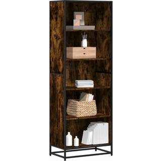 Bogreol 60X35X170,5 Cm Konstrueret Træ Etræsfarve Røget Eg - 60 cm / 170.5 cm