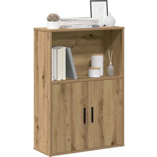 bogreol 60x24x85 cm konstrueret træ kunsteg