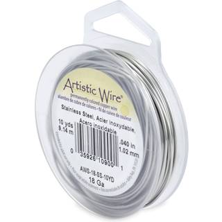 Kunstnerisk ledning 18 gauge rustfrit st?l h?ndv?rk smykker indpakningstr?d 10 yd