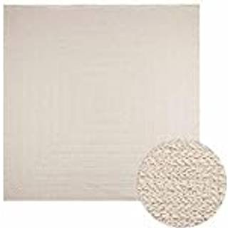 gulvtæppe ZIZUR 240x240 cm jute-look indendørs og udendørs