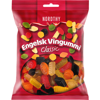 Nordthy Engelsk Vingummi 900 g 1 stk.