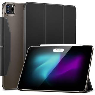 iPad Pro 11" (2024) ESR Tri-Fold Flip Cover m. Apple Pencil Holder - Sort