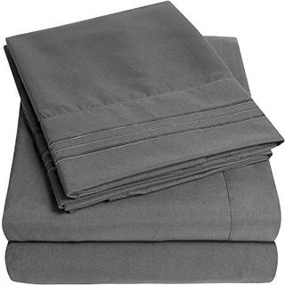 1500 Supreme Collection King Sheet Sets Gray - Luxury Hotel Bed Seng