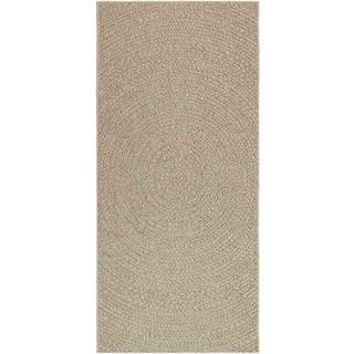 gulvtæppe ZIZUR beige 100x200cm jute-look indendørs og udendørs