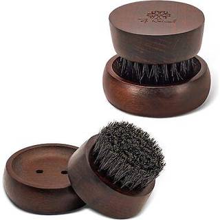 ZP Natural Beard Brush til mænd - 100% vildsvin Bristle Beard Brush leveres med solid træbase - mestring af mænds skæg over hele verden