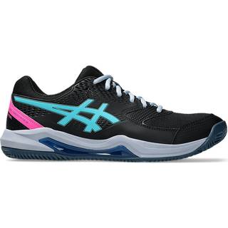 ASICS GEL DEDICATE 8 Padel Negro/Energy Aqua SS25 (Zapatillas)