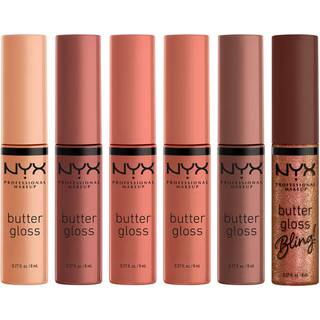 NYX Professional Makeup Home Alone Little Nero&#39;s Pizza Gavesæt til læber Skygge Nudes 6 stk. - 6 stk.