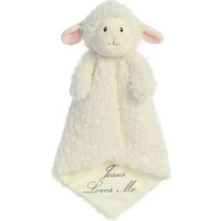 Ebba Aurora legende velsignelse Lamb Luvster baby udstoppet dyr - tr?stende ledsager - fantasifuldt leg - Hvid 16 tommer