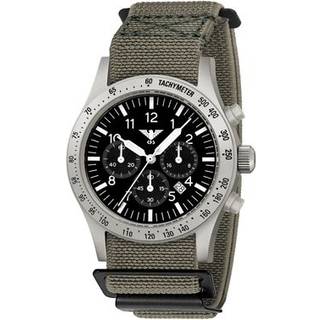 KHS PLASSC.DFSGO Herrenuhr Platoon Solar Chronograph Stahl Grau