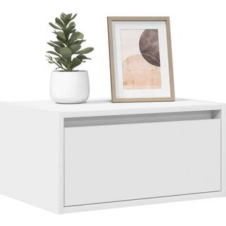 Tv-Skab Med Led-Lys 75X35,5X25 Cm - 2 / 51 cm / Hvid