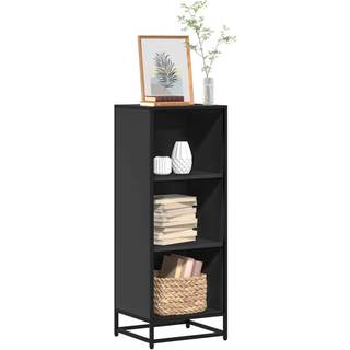 Bogreol 60X35X170,5 Cm Konstrueret Træ Sort - 40 cm / 107.5 cm