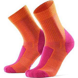 MERINO WOOL HIKING SOCKS LIGHT - Fuchsia Orange / 35-38 / 1-Pack