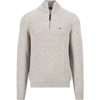 Fynch-Hatton Herren Troyer grau unifarben