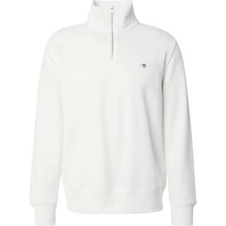 Gant GANT White Shield Logo Half Zip Sweatshirt